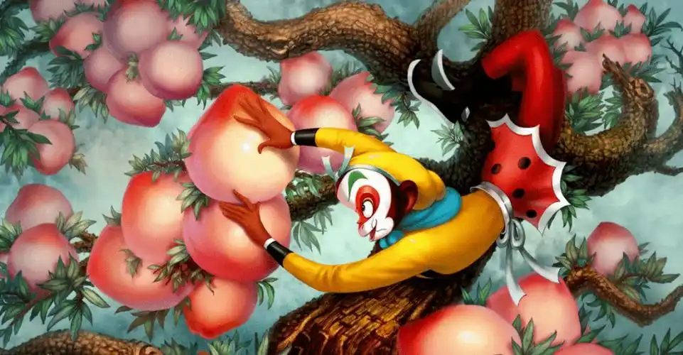 偷吃蟠桃,大闹天宫啊.