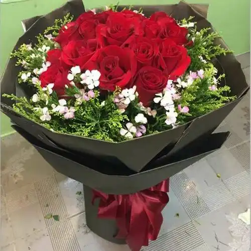 生日情人节红粉玫瑰花鲜花花束三明大田尤溪沙县永安宁化南平将乐