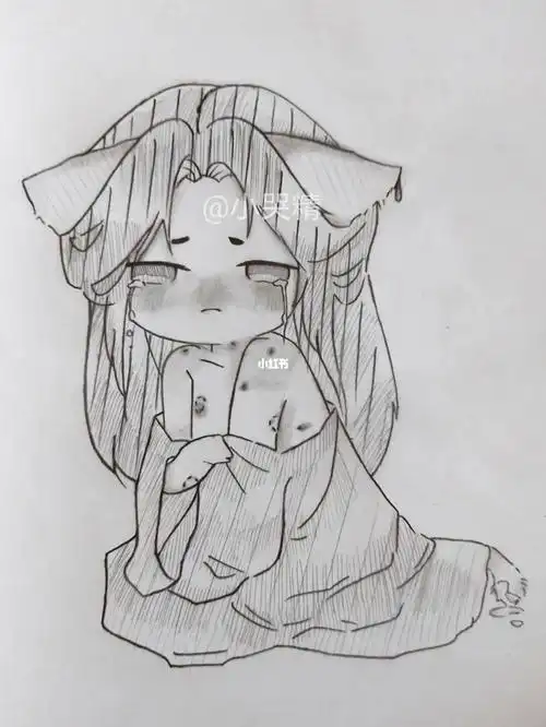 教你画猫系楚晚宁都拿笔学起来