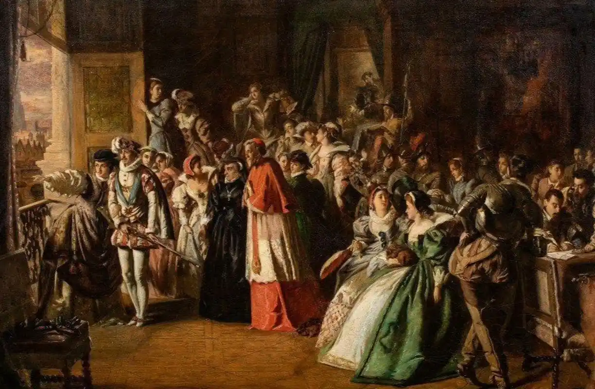 十七世纪欧洲宫廷古典油画作品欣赏.