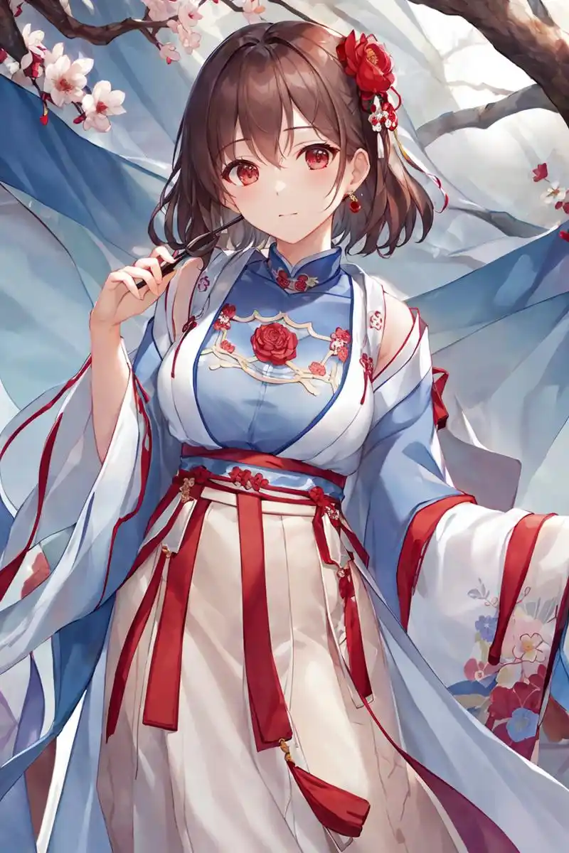 穿越千年的美丽:汉服与二次元女孩的浪漫邂逅  在这组照片中,我们看到