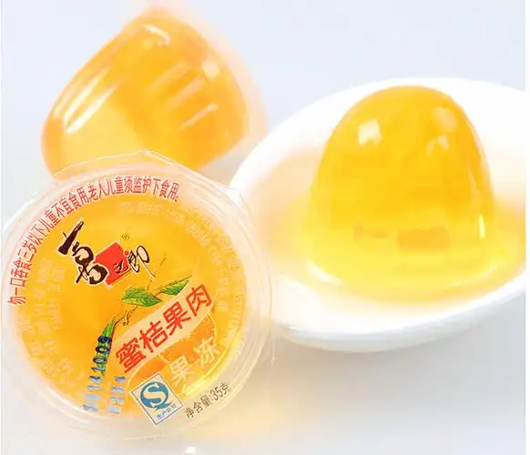 喜之郎果肉果冻高散系列5000g蜜桔苹果黄桃荔枝等仅批98元-黄桃罐头交