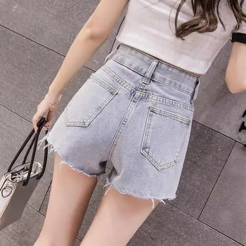 牛仔短裤2020年夏天新款外穿短款显瘦洛丽塔
