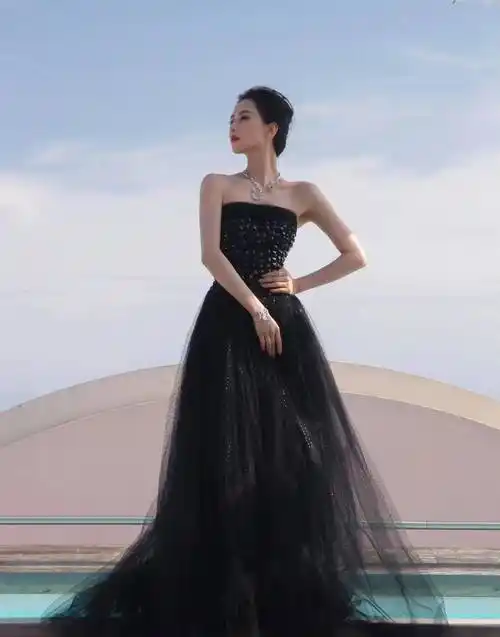 刘诗诗穿阿玛尼高定礼服,就像灰姑娘穿水晶鞋!_衣服_设计的_玫瑰