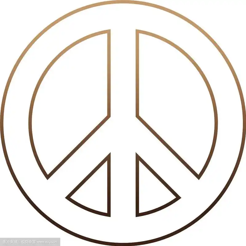 和平标志图标