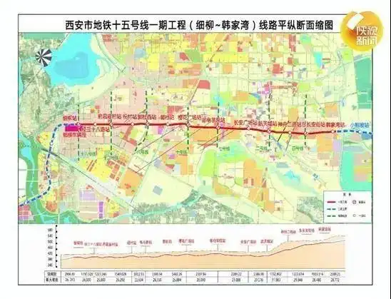 西安地铁15号线一期工程开工