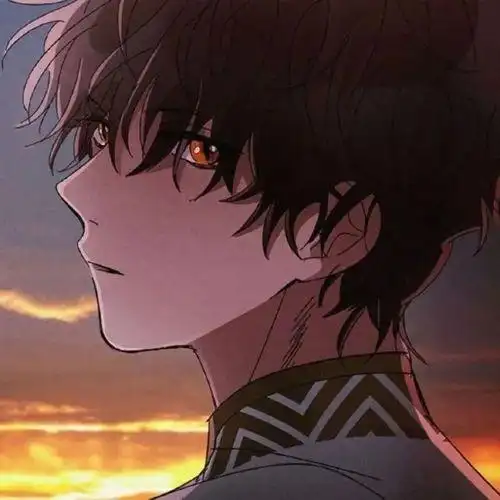 男生动漫头像冷酷帅气侧脸高冷