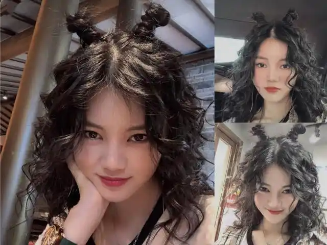 方便面发型(韩式泡面头发型图片)