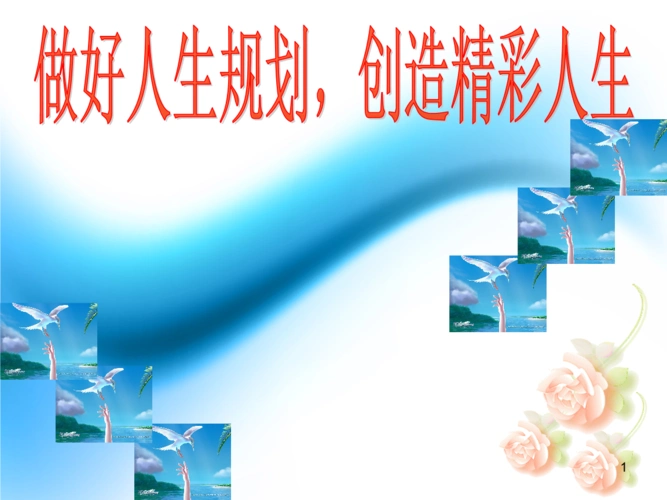 中考毕业生指导:做好人生规划,创造精彩人生课件.ppt