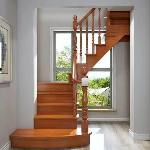 上海楼梯展现代风实木楼梯吸引着你拾级而上身心轻盈