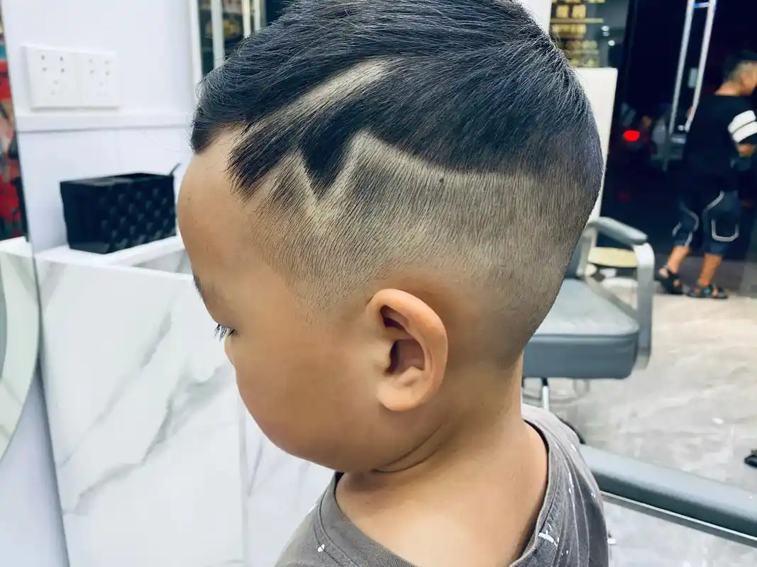 男童发型男宝发型图案合集油头变毛寸