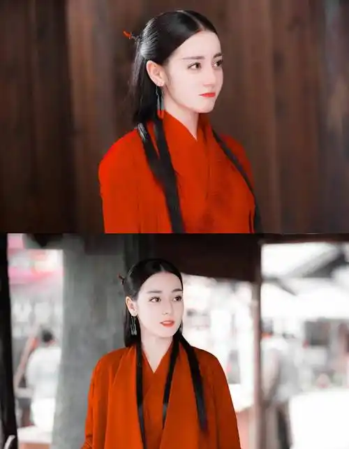 迪丽热巴的红衣古装造型,白凤九,烈如歌,狐妖小红娘,都好美啊_红色