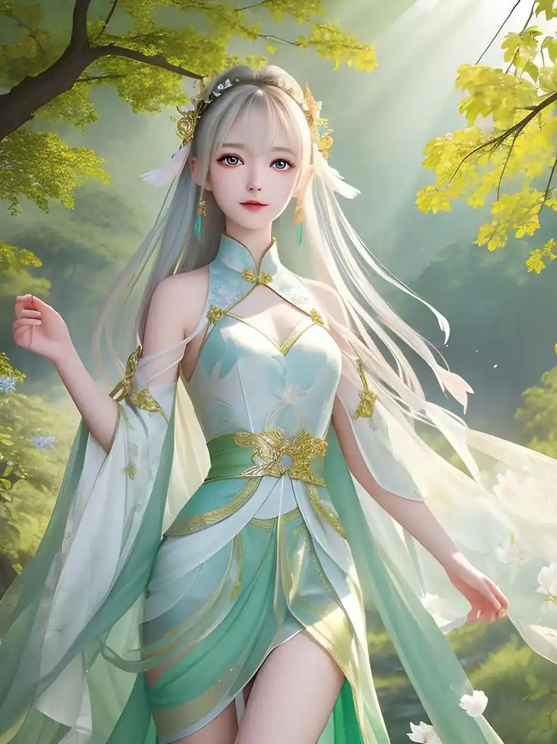 「二次元森系少女」[比心][比心] #超潜力新人创作营#  #二次元美图