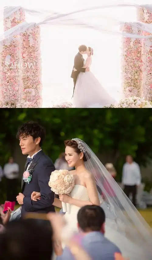 伊能静与秦昊 呈现超梦幻海外婚礼