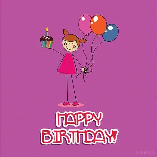 生日快乐,女孩,蛋糕,庆贺,聚会_高清图片_全景视觉