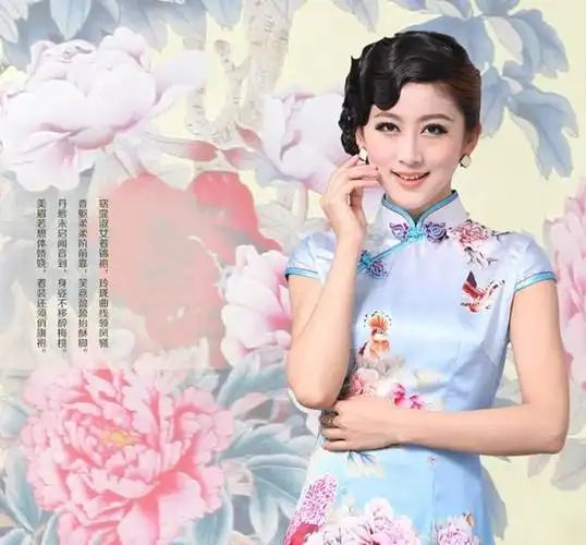 穿旗袍, 配发型, 你配对了吗?