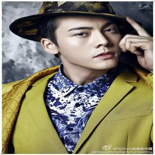 定制diy闺蜜生日礼物帅气男明星陈伟写真海报拼图