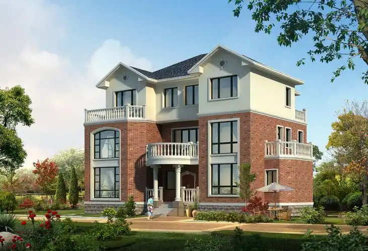 建筑面积595.26平方米三层独栋别墅