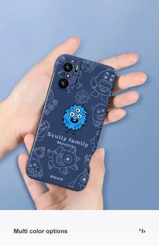 赤鸦小怪兽红米k40手机壳redmik40pro无边框k40pro 卡通保护套por镜头