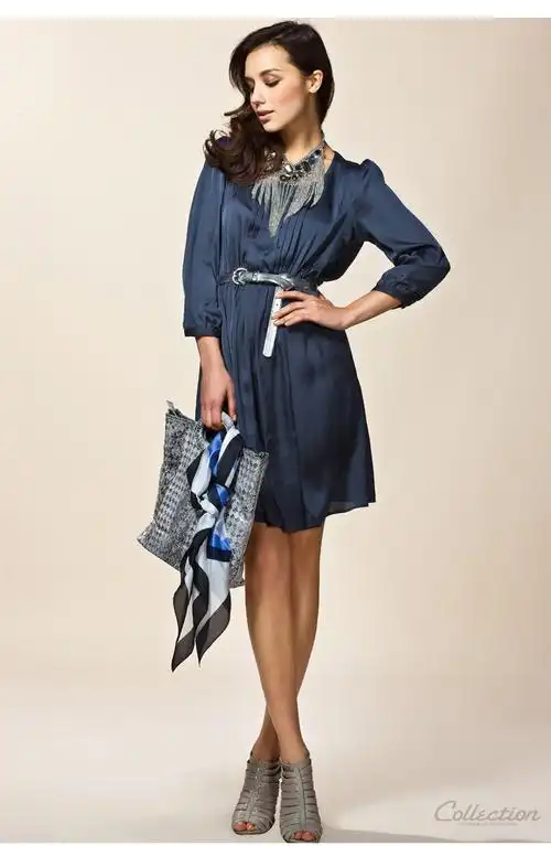 太平鸟collection秋季女装立切连衣裙 al1040237