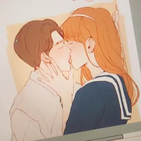 亲吻,求一对接吻的情侣头像 —— ps一下用美图秀秀也可以qq头像男生