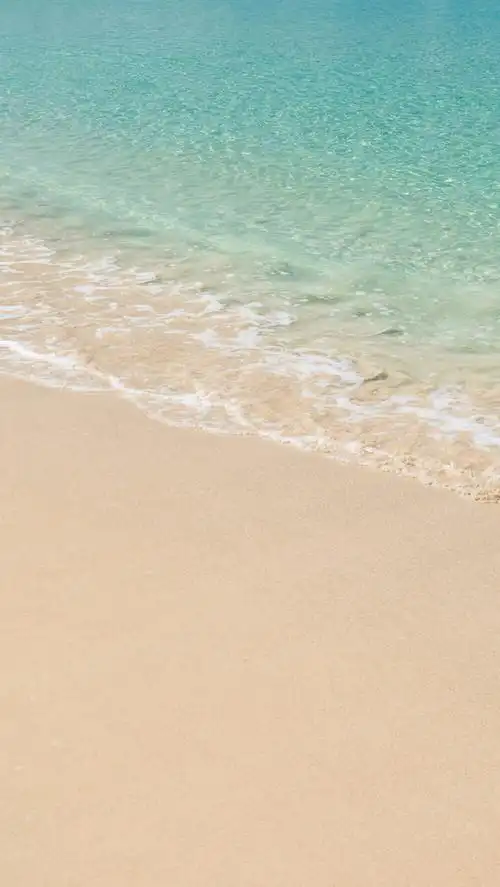 唯美自然风景蓝天碧海海洋沙滩唯美风景iphone手机壁纸唯美壁纸锁屏