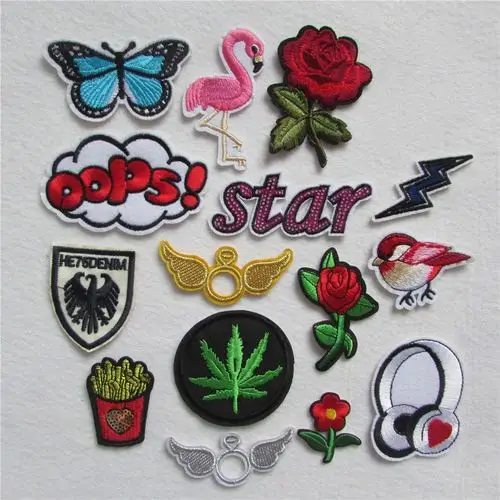 衣服补丁贴布时尚羽绒服牛仔裤子装饰布布贴