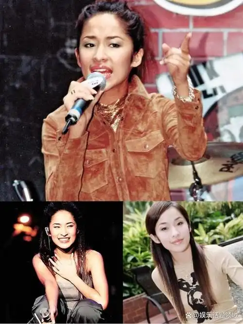 刚出道时候的萧亚轩容颜很清纯靓丽,气质很阳光洋气.