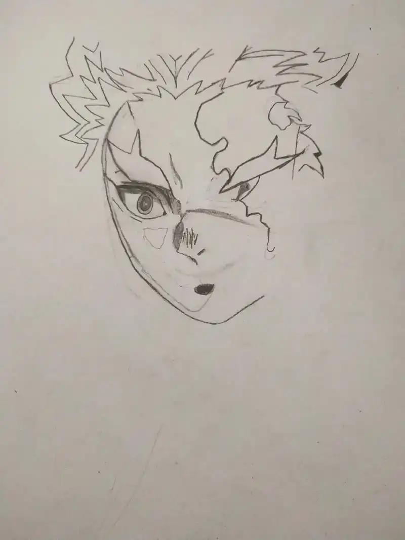 动漫人物绘画 #素描  - 抖音