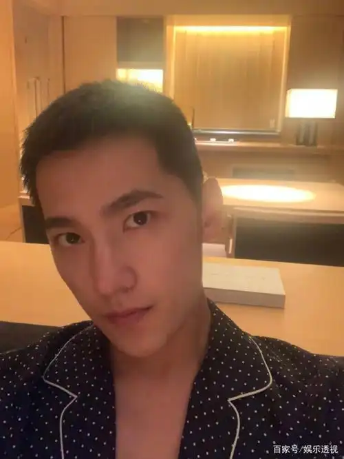 杨洋晒九宫格自拍表情基本相同,最后两张却是开窍角度好还卖萌