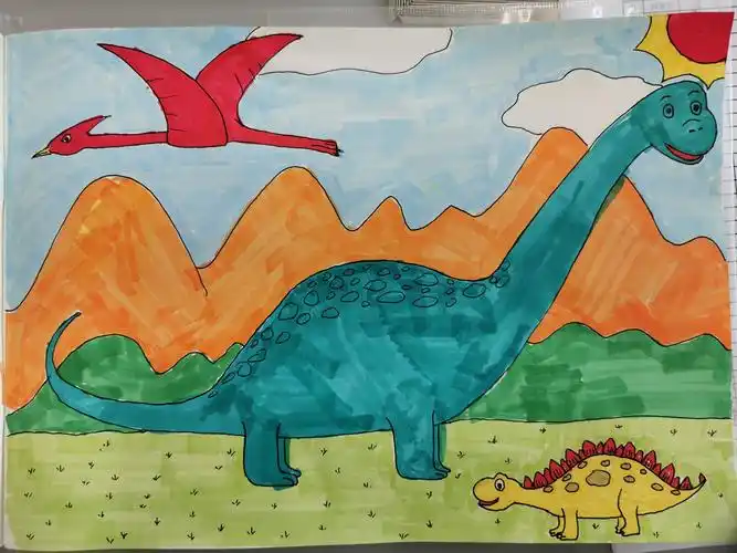 本学期三年级美术需要完成的六课作业,以下是部分学生的优秀作品供