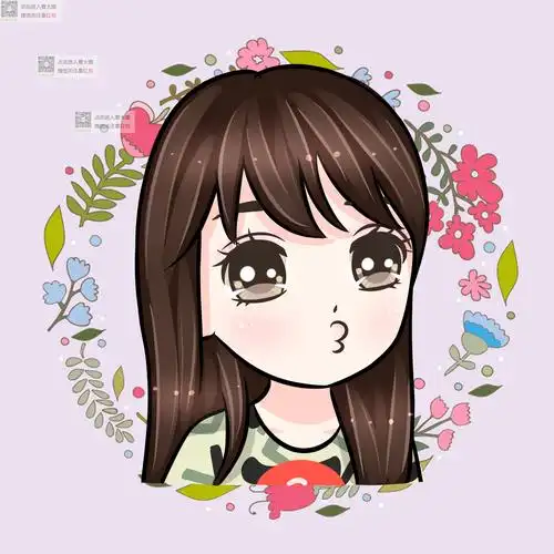 精致q版q版头像q版人物设计定制真人漫画婚礼logo动漫形象转手绘