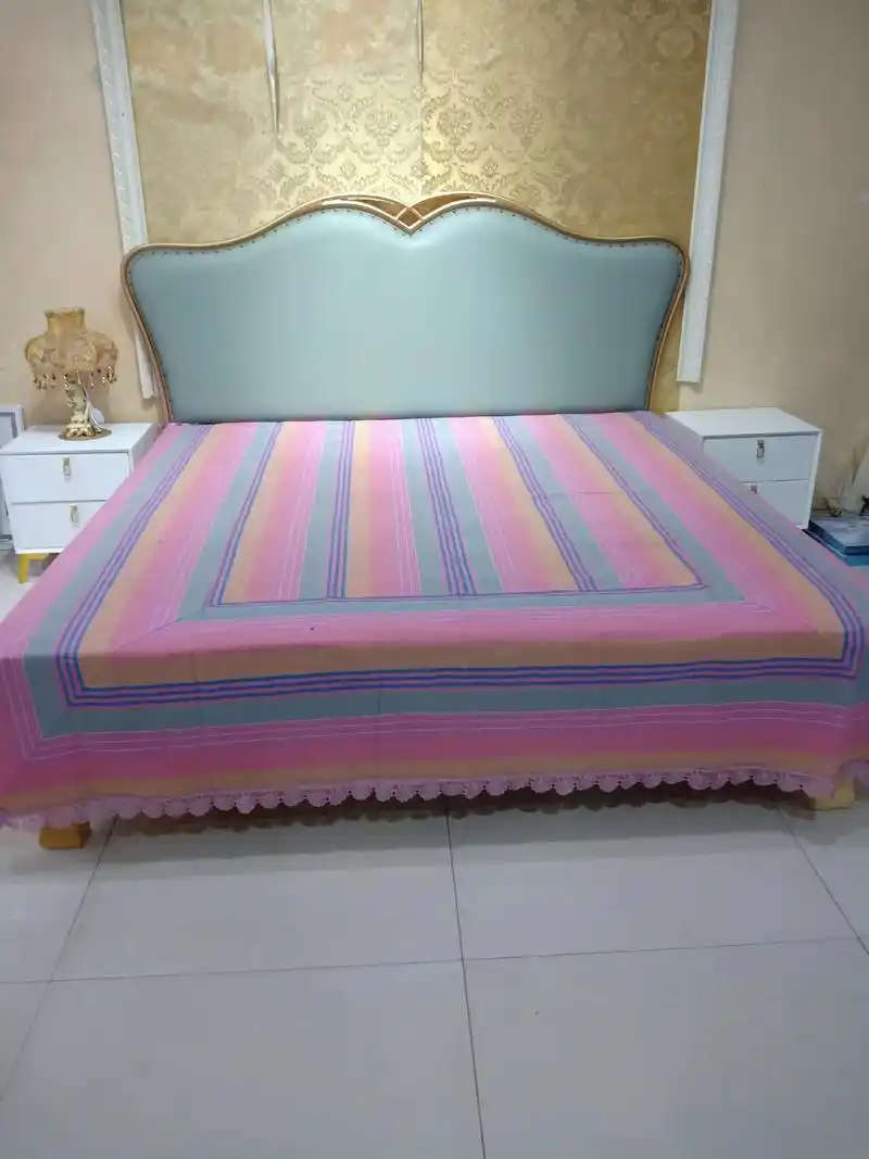 手工老粗布床单!祝福大家健康快乐每一天! - 抖音