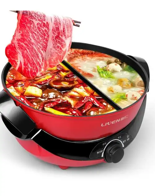 利仁hg-s480a电火锅鸳鸯锅多功能家用大容量分体