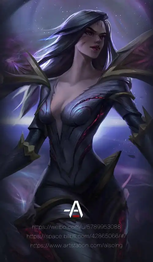 卡莎插图习作|插画|商业插画|亦齐 - 原创作品 - 站酷 (zcool)