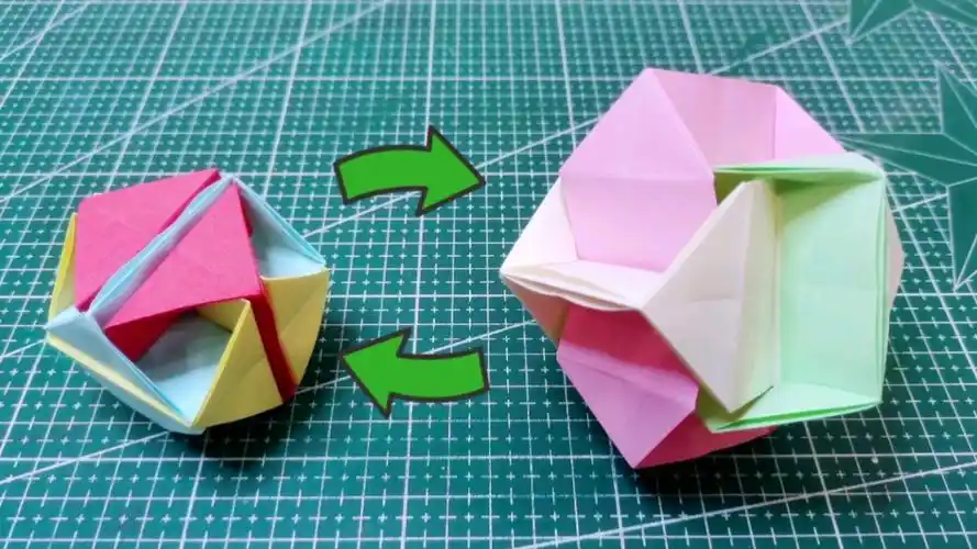 超解压的折纸魔术玩具,简单又好玩,详细步骤一步步教你