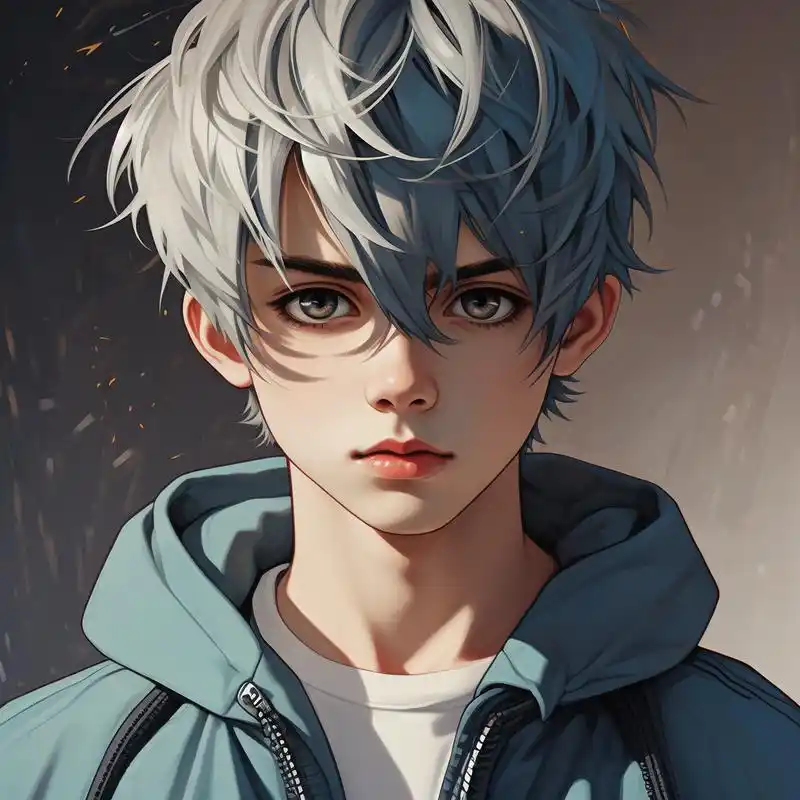 90二次元冷酷帅气男生头像97