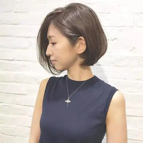 女生露耳短发都有哪些,短发图片-第2图,发型图片