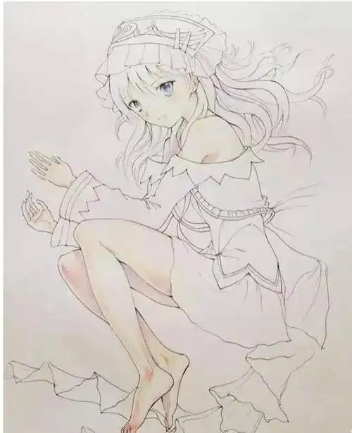 教你如何正确的画动漫美少女