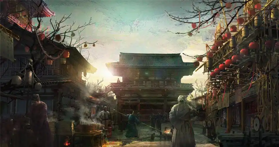 《长安十二时辰》城市风景高清桌面壁纸