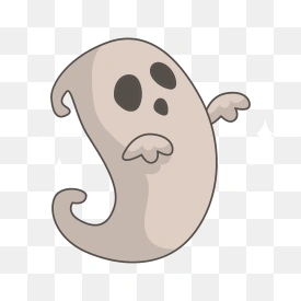 q版卡通插画q版可爱万圣节幽灵插画卡通 - 编号 464573