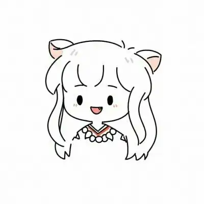 简笔画可爱女孩猫耳