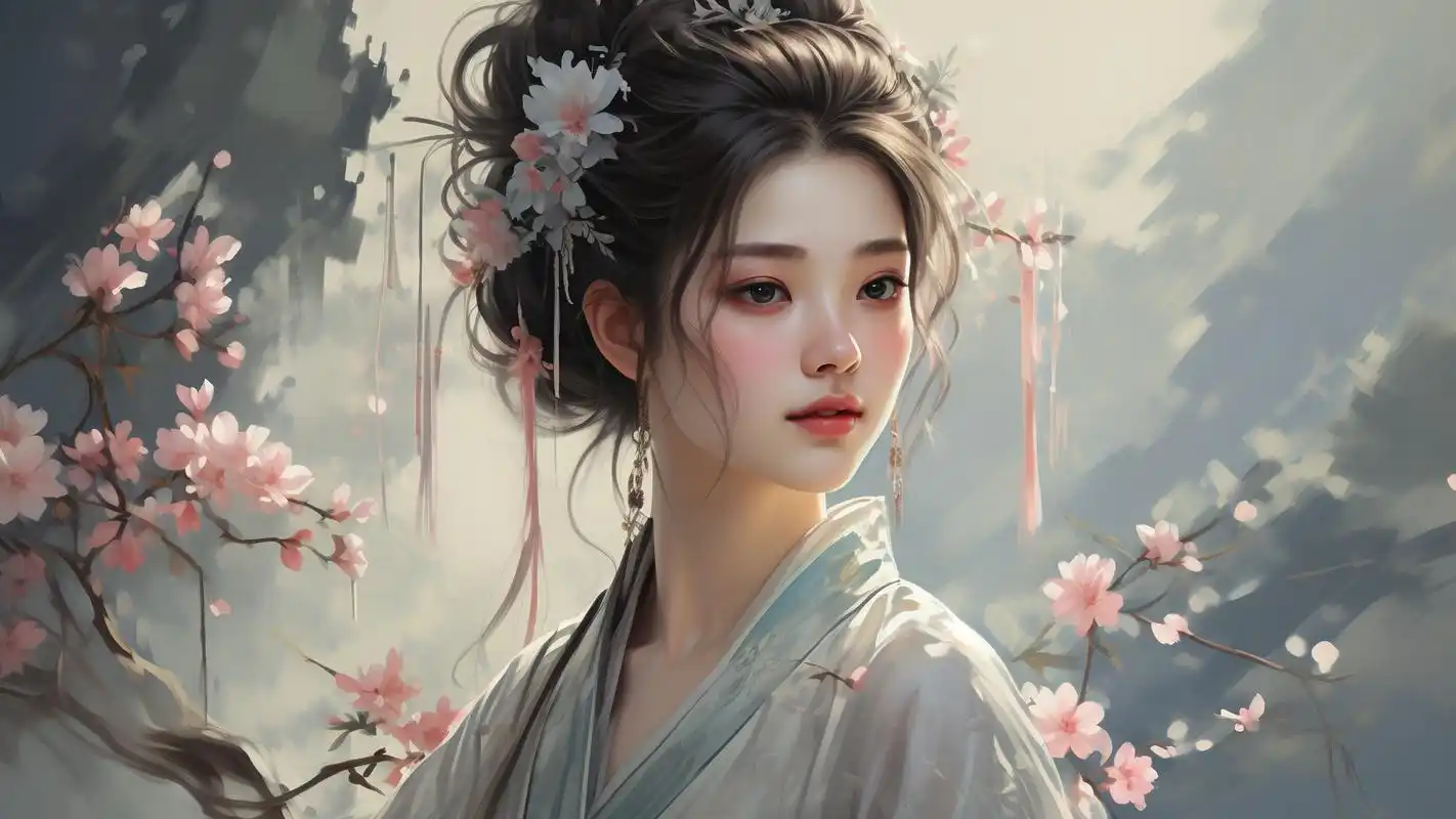 淡雅古风女子壁纸,韵味十足94 这组淡雅古风女子壁纸,真的太美啦!