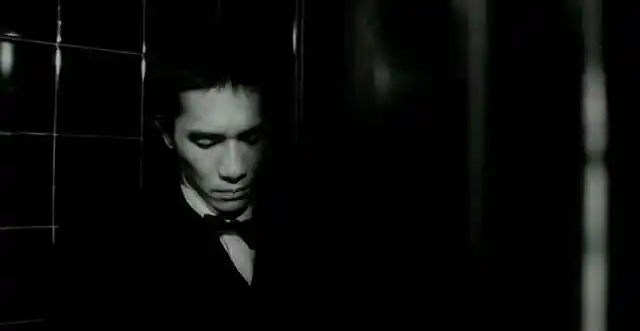 梁朝伟 男人头像 黑白 有格调