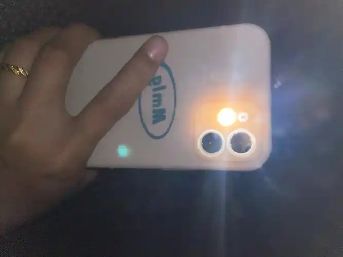 iphone12相机闪光灯拍照同一位置有绿点