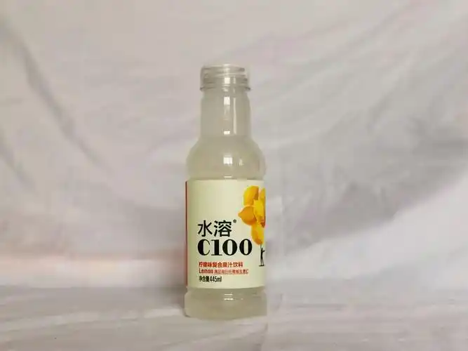 批发团购水溶c100 柠檬味复合果 445ml*15瓶整箱