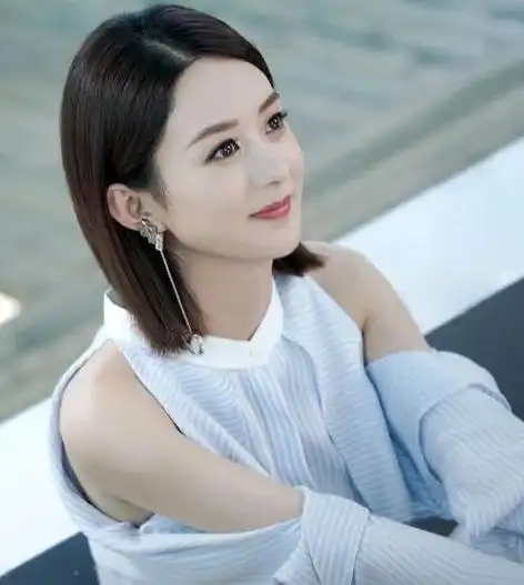 赵丽颖时隔五年,剪回了这款短发!|发型|脸型|直发|侧颜_网易订阅