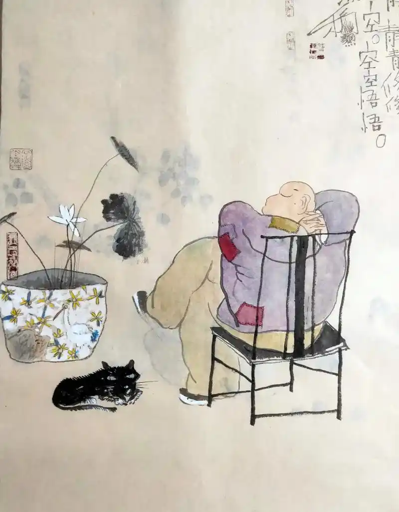 中国新文人画派画家 连胜群国画作品欣赏 - 抖音