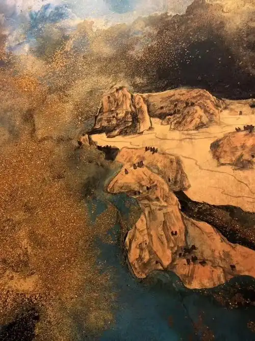 新西兰籍华人艺术家曹俊作品美的无语