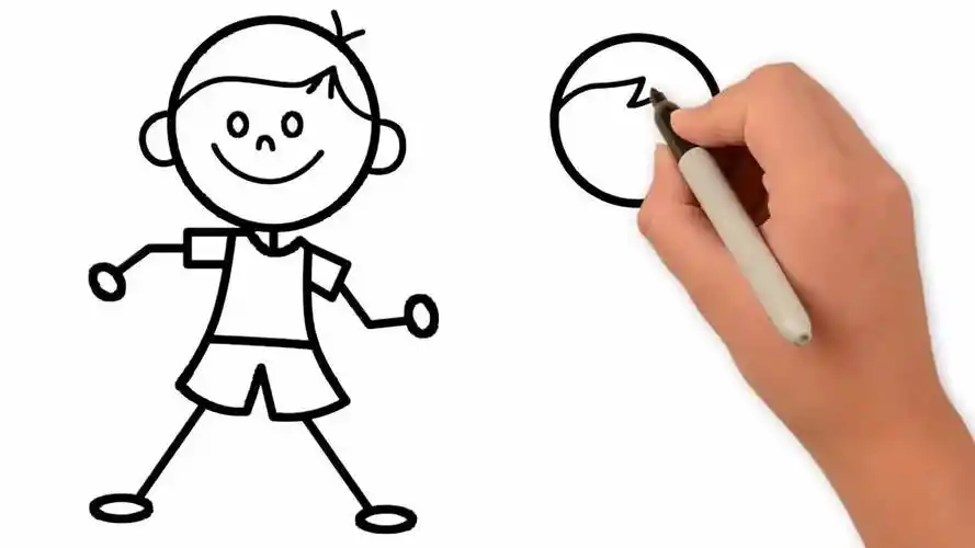 简笔画:绘画可爱的小朋友-母婴亲子视频-搜狐视频